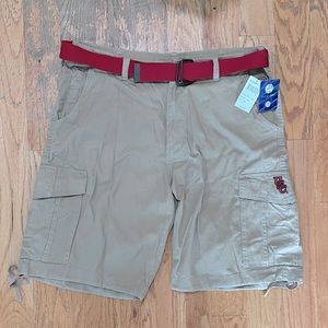 Men’s Khaki Cargo Utility Shorts 36 USC Gamecocks